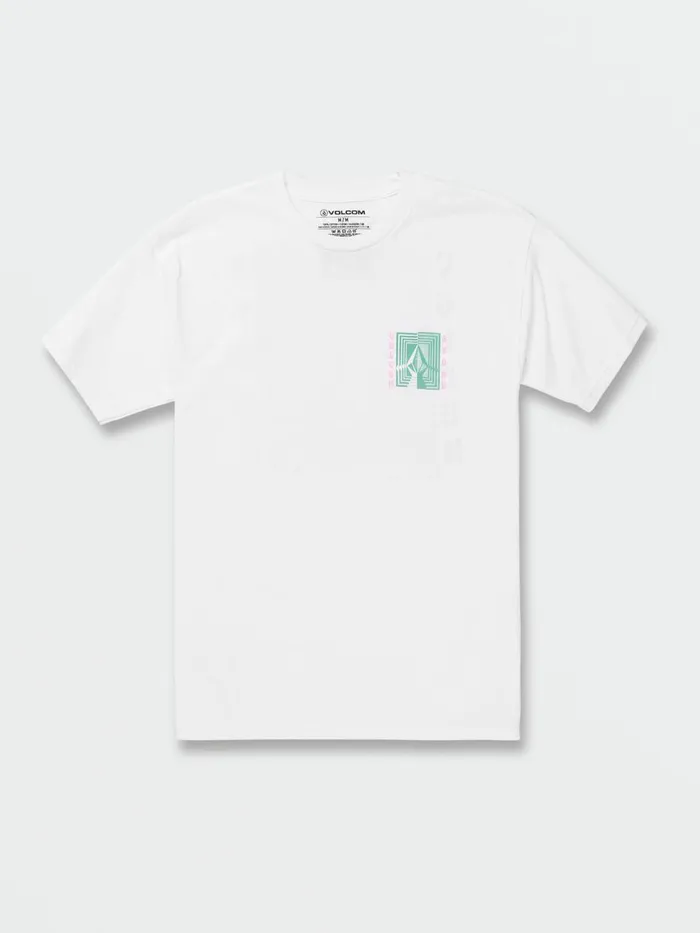 Mens TShirts and Tanks Volcom Reverberation Short Sleeve Tee 8211 White