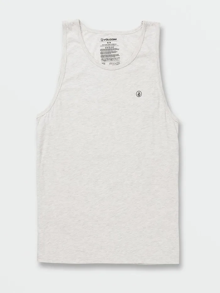 Mens TShirts and Tanks Volcom Solid Heather Tank 8211 Bone Heather