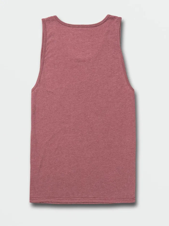 Mens TShirts and Tanks Volcom Solid Heather Tank 8211 Port Heather