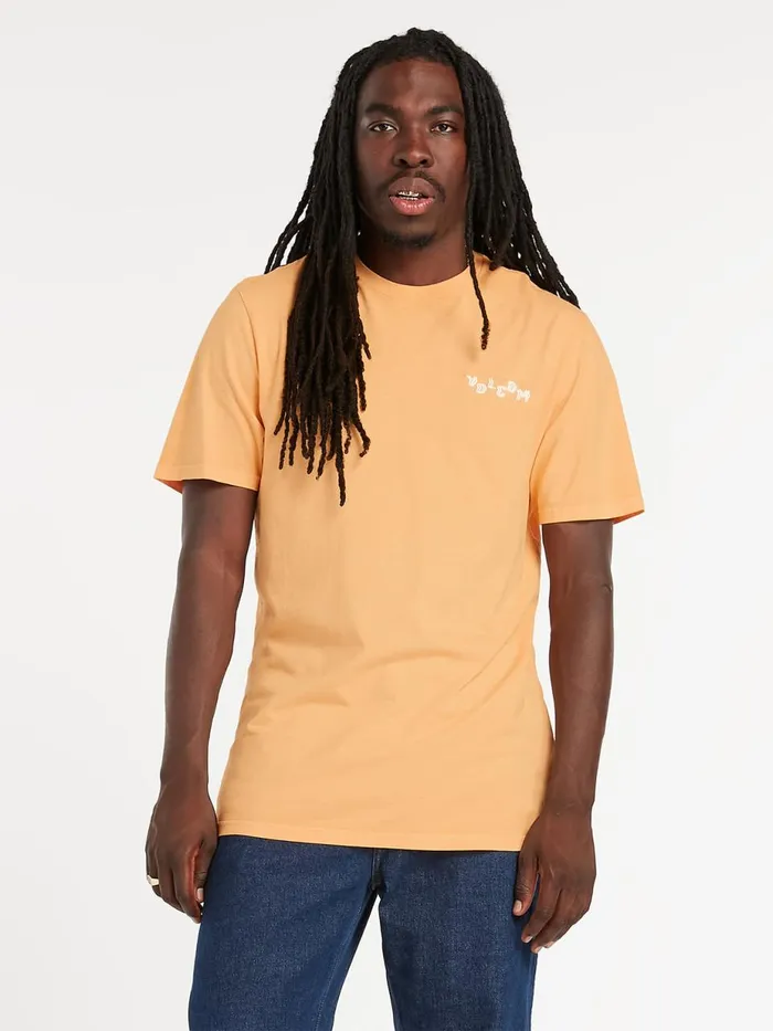 Mens TShirts and Tanks Volcom Staggerly Short Sleeve Tee 8211 Sunfade