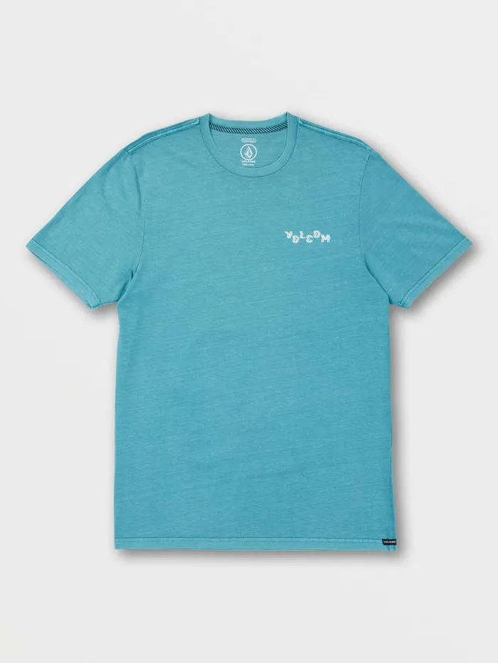 Mens TShirts and Tanks Volcom Staggerly Short Sleeve Tee 8211 Temple Teal