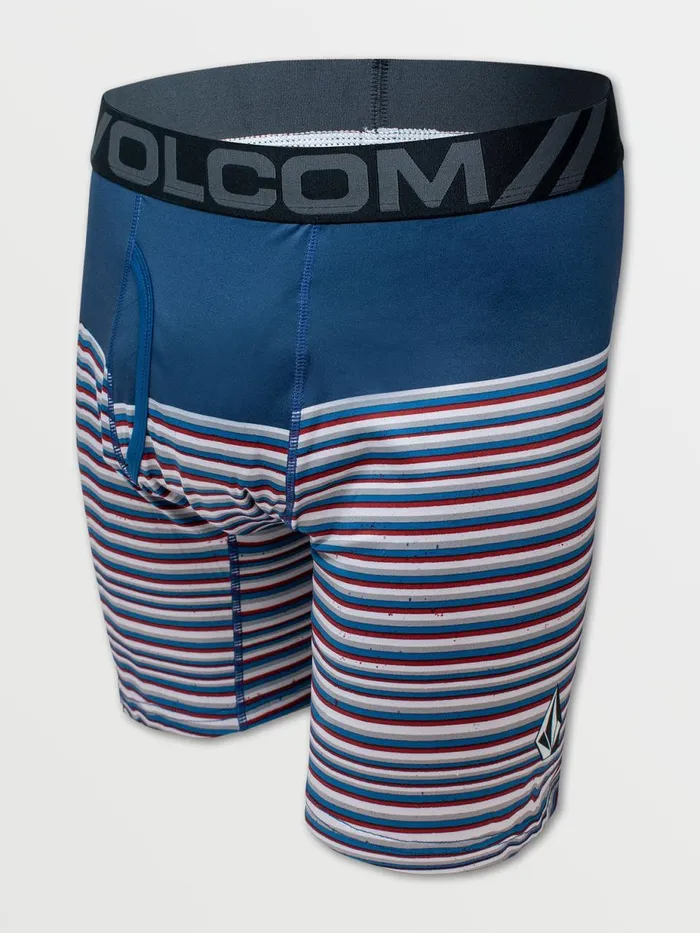 Mens Underwear Volcom Volcom 3pk Longer Leg Boxer Brief 8211 Sublimated Print Navy Stripe Mens Underwear Volcom Volcom 3pk Longer Leg Boxer Brief 8211 Sublimated Print Navy Stripe
