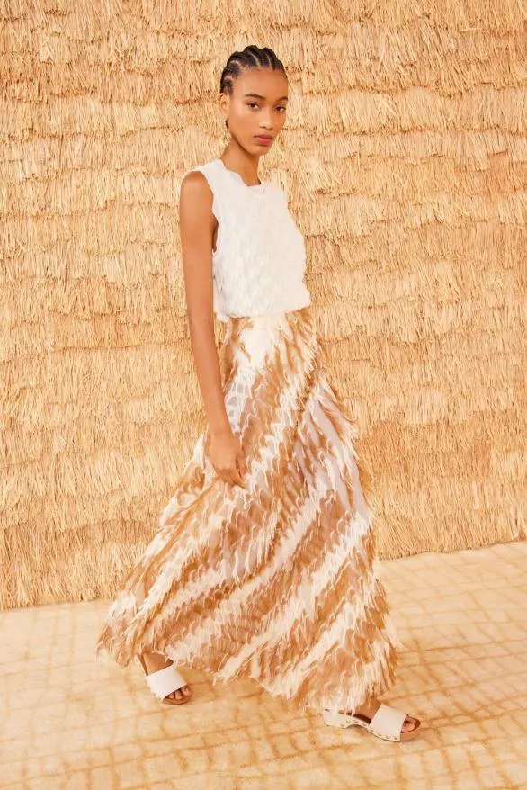 Milou Skirt Sandstone Women Ulla Johnson Skirts And Shorts