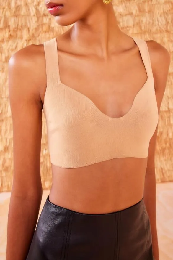 Mina Bra Dune Women Ulla Johnson Knits Mina Bra Dune Women Ulla Johnson Knits