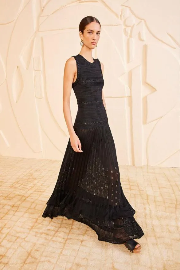 Mireille Dress Noir Women Ulla Johnson Dresses