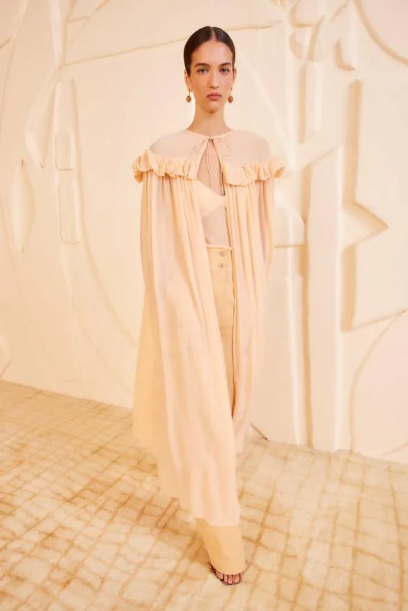 Mirelle Cape Peony Women Ulla Johnson Coats And Jackets Mirelle Cape Peony Women Ulla Johnson Coats And Jackets