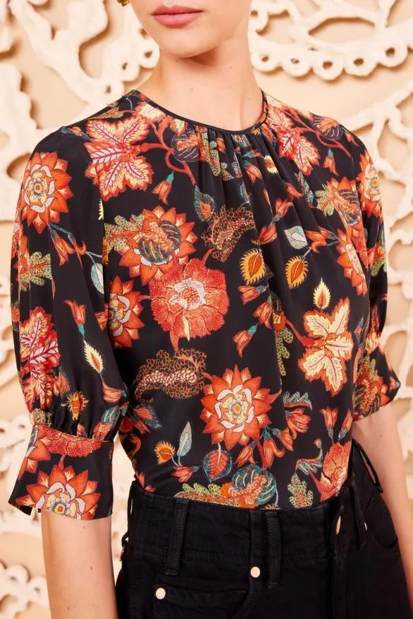 Mirelle Top Hellebore Women Ulla Johnson Tops Mirelle Top Hellebore Women Ulla Johnson Tops