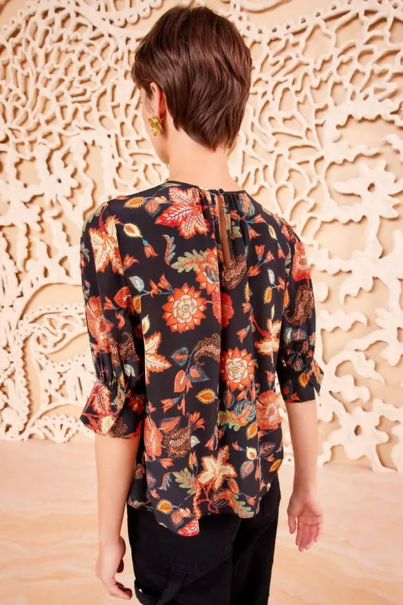 Mirelle Top Hellebore Women Ulla Johnson Tops Mirelle Top Hellebore Women Ulla Johnson Tops