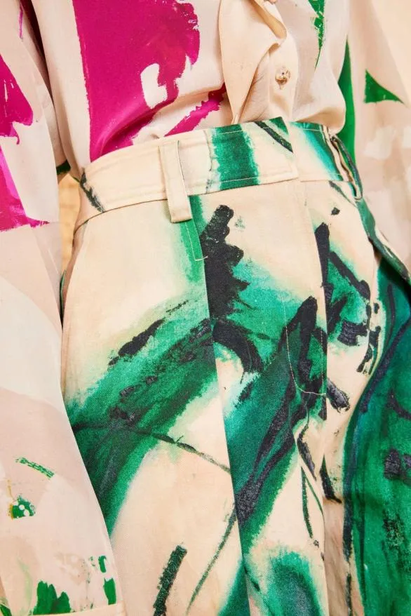 Mitchell Pant Portrait In Green Women Ulla Johnson Pants And Jumpsuits Mitchell Pant Portrait In Green Women Ulla Johnson Pants And Jumpsuits