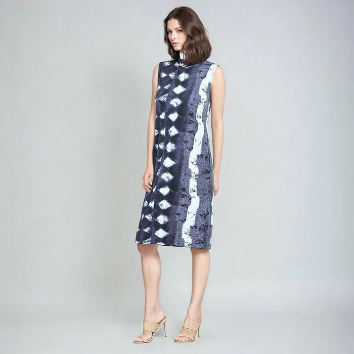Mock Neck Midi Sheath Dress 8211 Diamond GreyScale 8211 Final Sale Women Clara Sunwoo Dresses Jumpsuits Mock Neck Midi Sheath Dress 8211 Diamond GreyScale 8211 Final Sale Women Clara Sunwoo Dresses Jumpsuits