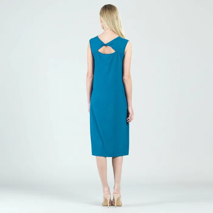 Modal Cotton 8211 Reversible Cut Out Midi Dress 8211 Teal 8211 Final Sale Women Clara Sunwoo Dresses Jumpsuits