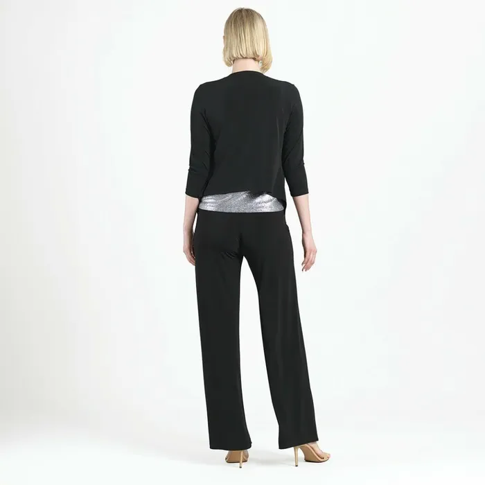 Modern Tie Front Cardigan 8211 Black Women Clara Sunwoo Jackets Cardigans