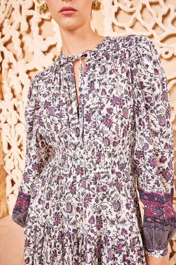 Mona Dress Cosmos Women Ulla Johnson Dresses Mona Dress Cosmos Women Ulla Johnson Dresses