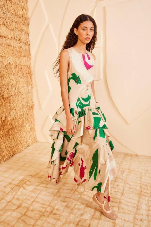 Mural Dress Comet Women Ulla Johnson Dresses