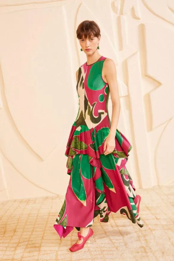 Mural Dress Palingenesis Women Ulla Johnson Dresses
