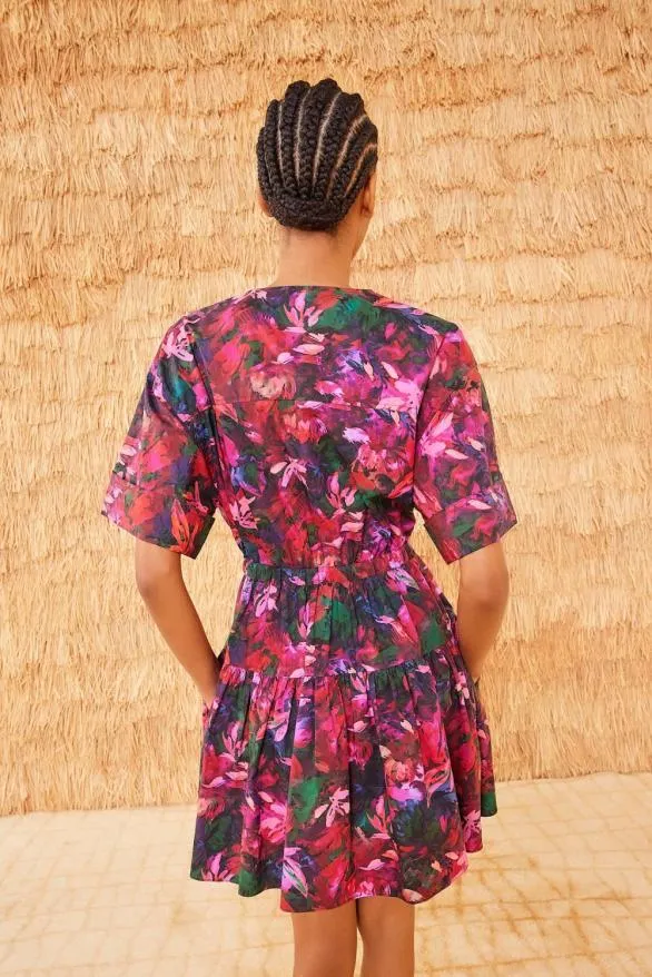 Nadira Dress Hibiscus Women Ulla Johnson Dresses Nadira Dress Hibiscus Women Ulla Johnson Dresses