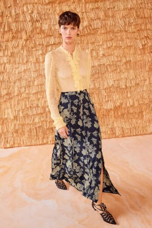 Neema Skirt Minuit Women Ulla Johnson Skirts And Shorts Neema Skirt Minuit Women Ulla Johnson Skirts And Shorts