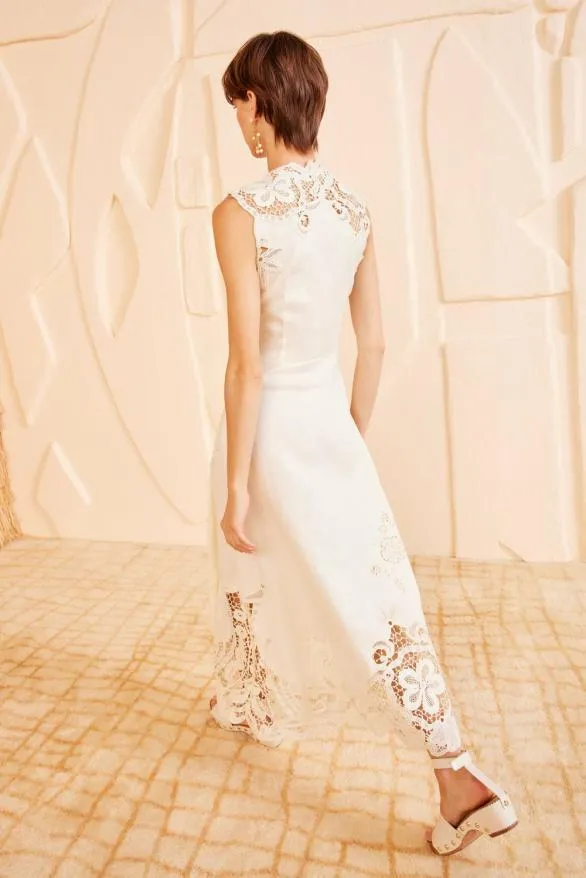 Olivette Dress Pristine Women Ulla Johnson Dresses Olivette Dress Pristine Women Ulla Johnson Dresses
