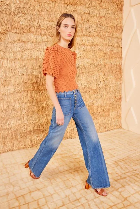 Ophelia Top Peony Women Ulla Johnson Knits