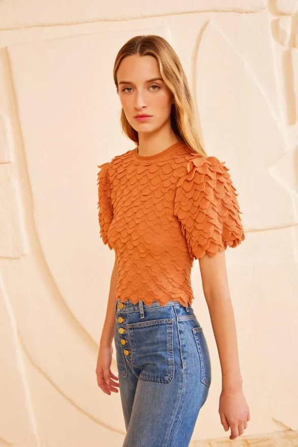 Ophelia Top Peony Women Ulla Johnson Knits Ophelia Top Peony Women Ulla Johnson Knits