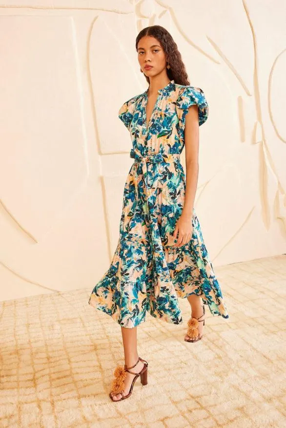 Ottilie Dress Delphinium Women Ulla Johnson Dresses