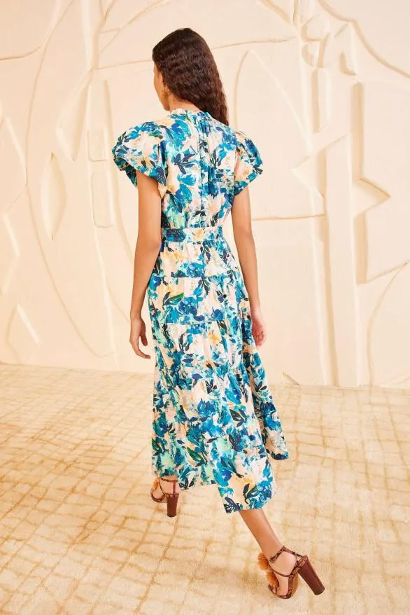 Ottilie Dress Delphinium Women Ulla Johnson Dresses Ottilie Dress Delphinium Women Ulla Johnson Dresses