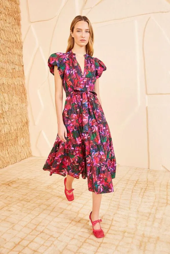 Ottilie Dress Hibiscus Women Ulla Johnson Dresses
