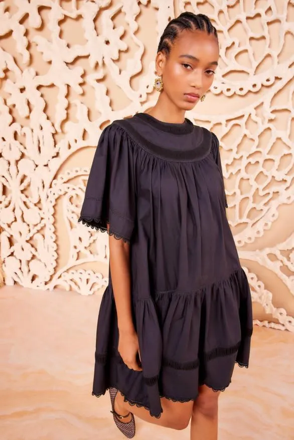 Oumi Dress Noir Women Ulla Johnson Dresses