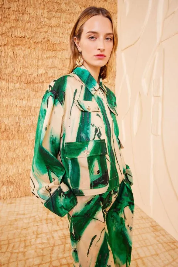 Painter Jacket Portrait In Green Women Ulla Johnson Coats And Jackets Painter Jacket Portrait In Green Women Ulla Johnson Coats And Jackets