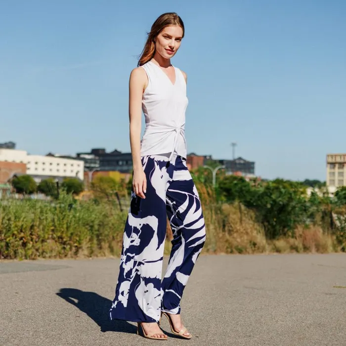 Palazzo Pant 8211 Abstract Branch Women Clara Sunwoo Spring Collection