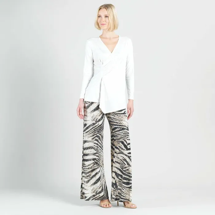 Palazzo Pant 8211 Striped Zebra 8211 Final Sale Women Clara Sunwoo Pants Skirts