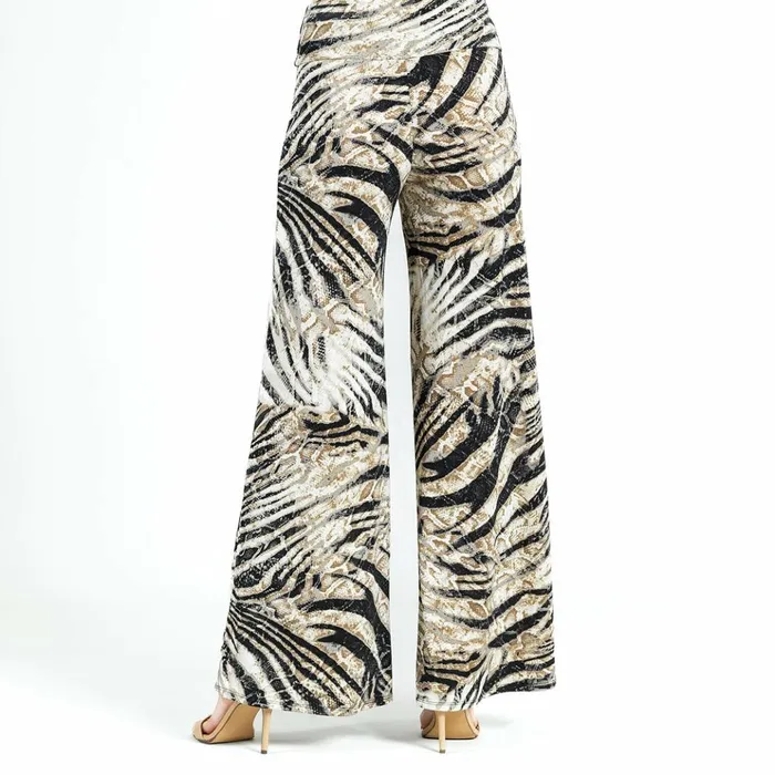 Palazzo Pant 8211 Striped Zebra 8211 Final Sale Women Clara Sunwoo Pants Skirts