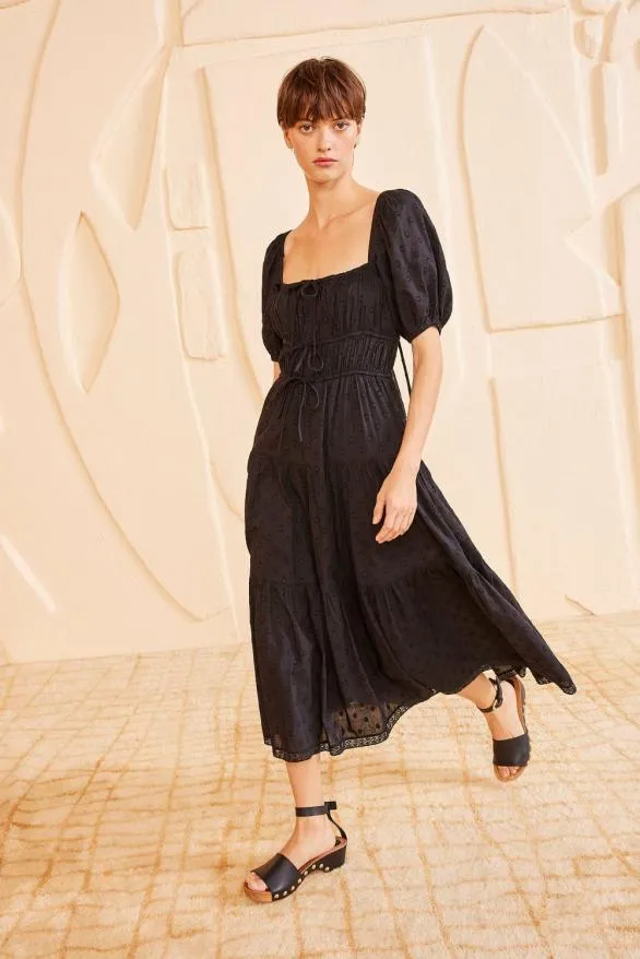 Palma Dress Noir Women Ulla Johnson Dresses