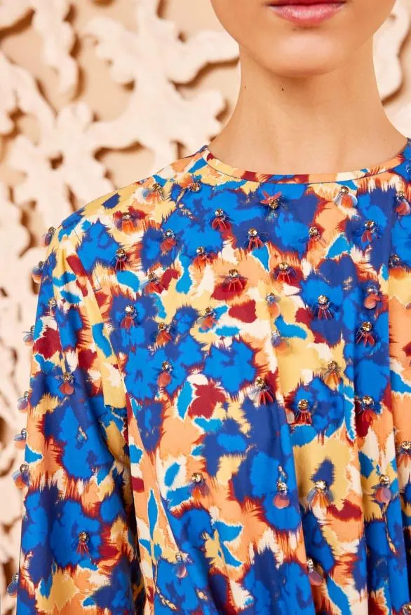 Palma Dress Wildflower Women Ulla Johnson Dresses Palma Dress Wildflower Women Ulla Johnson Dresses