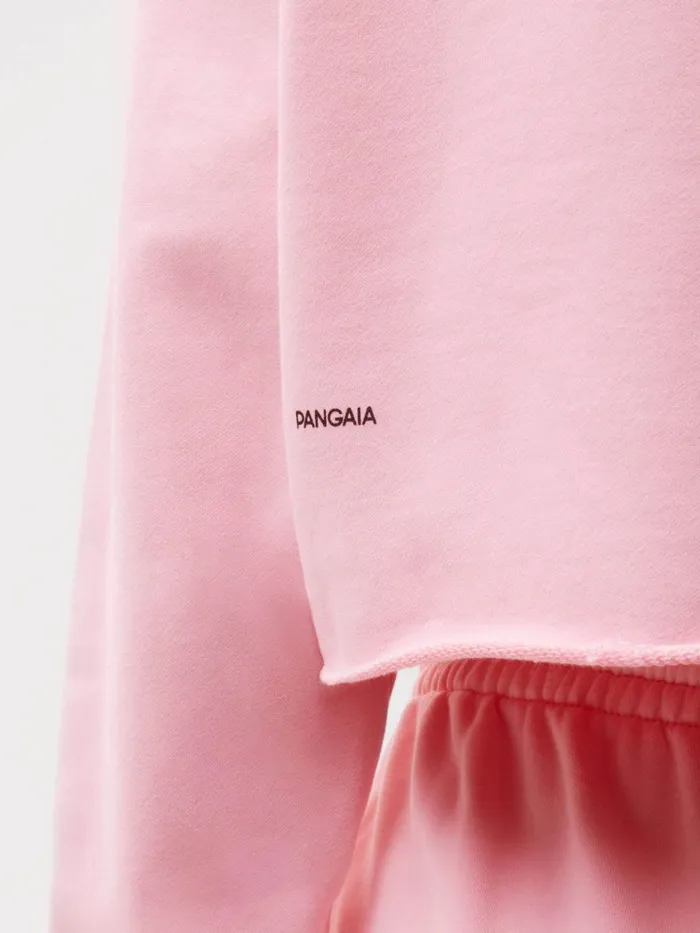 PANGAIA 365 Cropped Sweatshirt Sakura Pink Women Sweatshirts