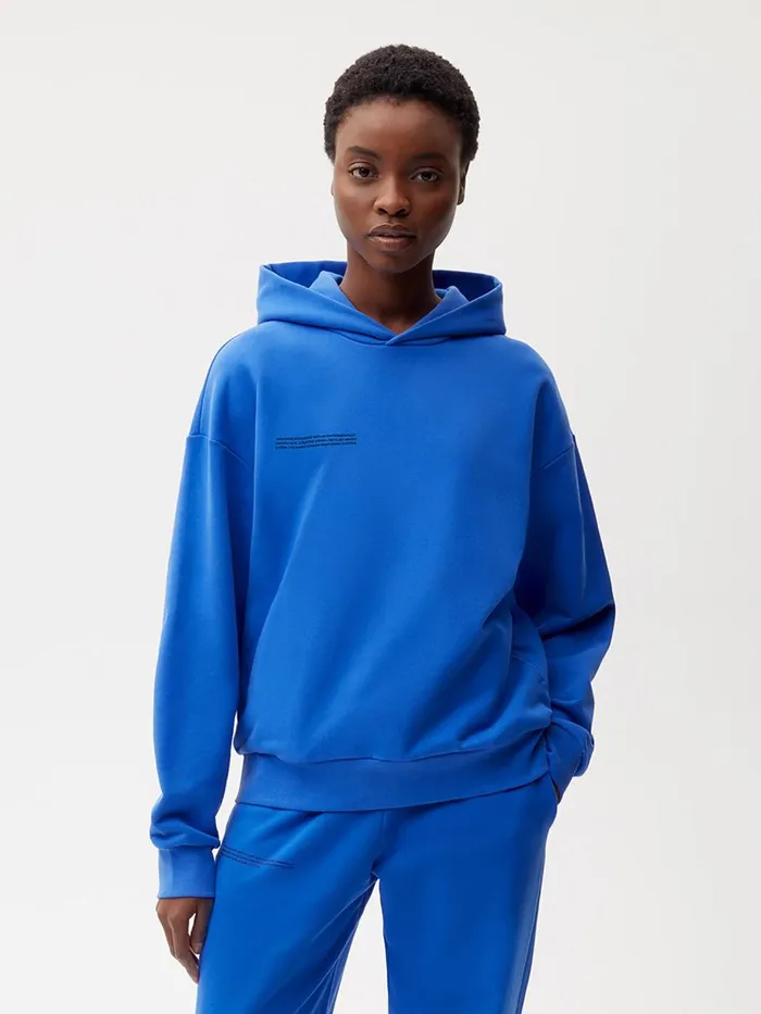 PANGAIA 365 Hoodie Cobalt Blue Men Hoodies