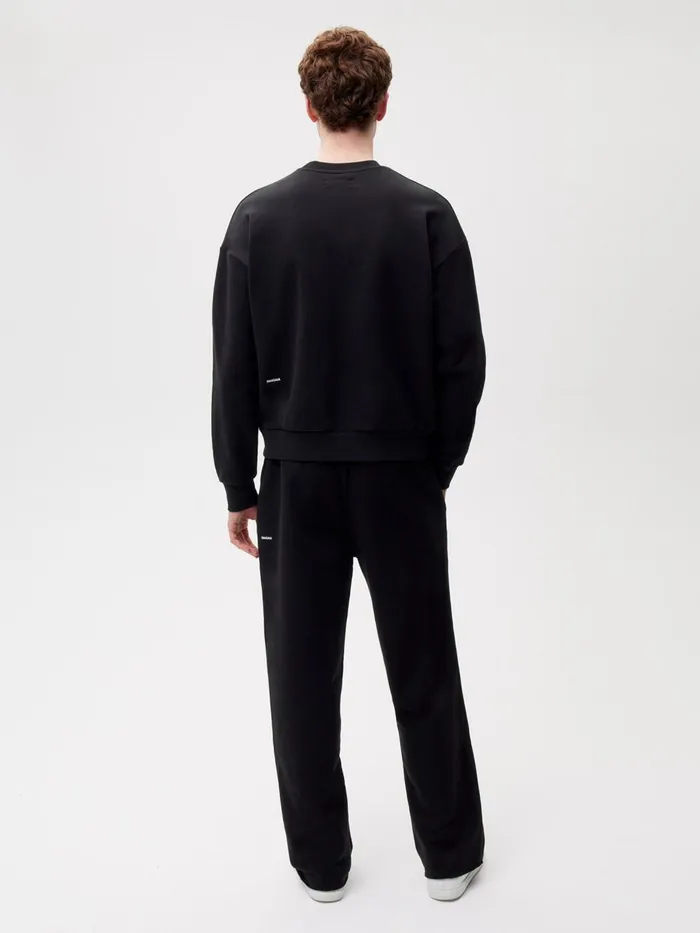 PANGAIA 365 Loose Track Pants Black Men Track Pants and Pants