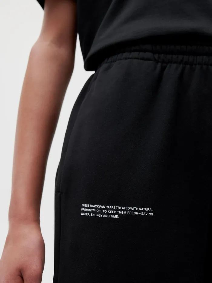 PANGAIA 365 Loose Track Pants Black Men Track Pants and Pants