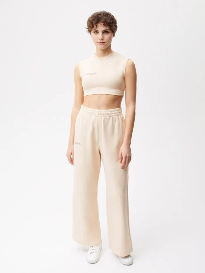 PANGAIA 365 Move Wide Leg Pants Sand Men Track Pants and Pants