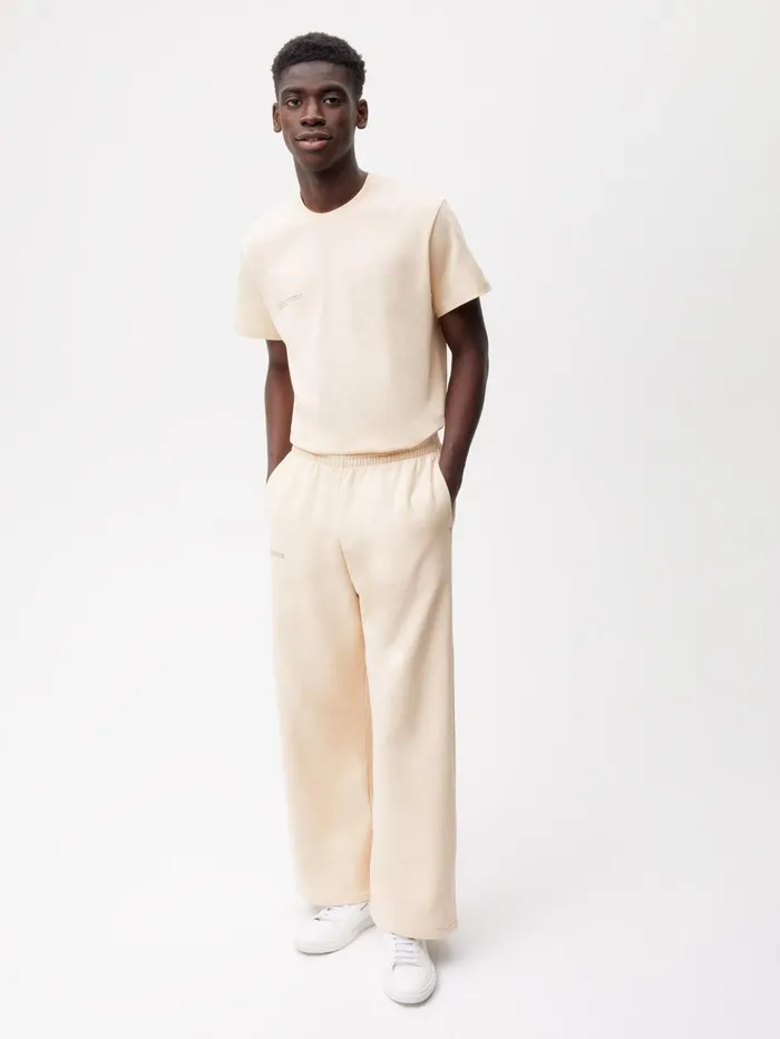 PANGAIA 365 Move Wide Leg Pants Sand Men Track Pants and Pants