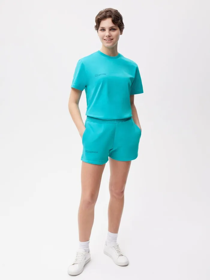 PANGAIA 365 Seasonal Shorts Peacock Blue Men Shorts