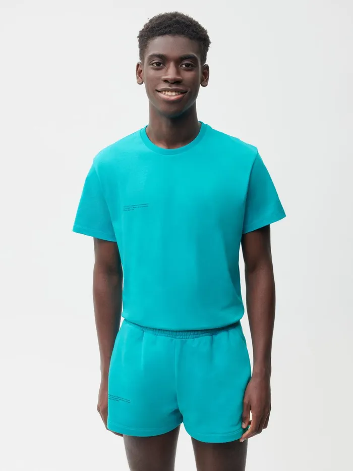 PANGAIA 365 Seasonal Shorts Peacock Blue Men Shorts