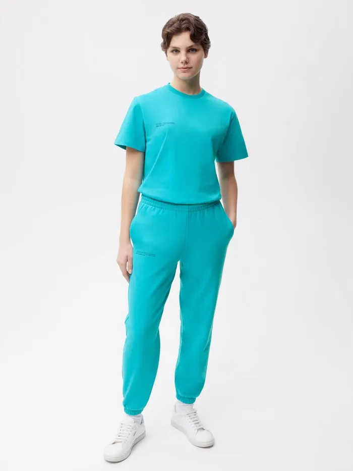 PANGAIA 365 Seasonal Track Pants Peacock Blue Men Track Pants and Pants