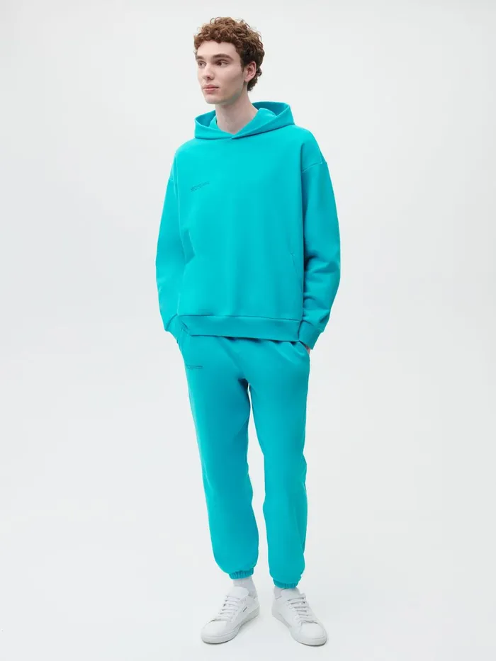 PANGAIA 365 Seasonal Track Pants Peacock Blue Men Track Pants and Pants