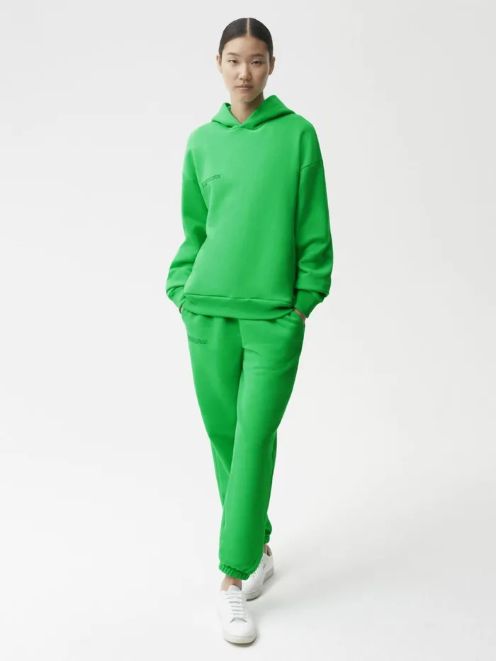 PANGAIA 365 Signature Hoodie Jade Green Women Hoodies