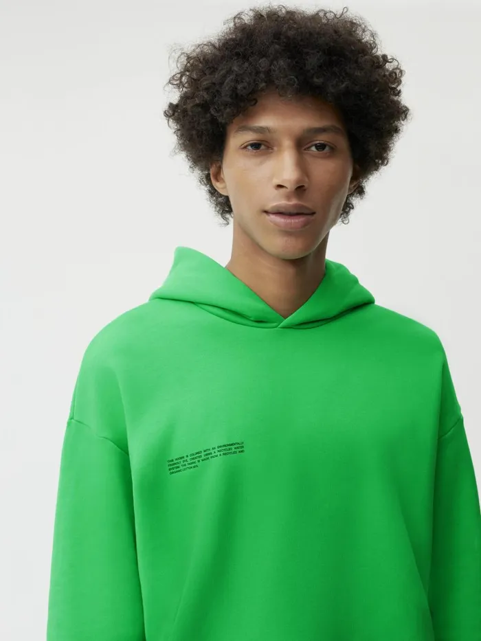 PANGAIA 365 Signature Hoodie Jade Green Women Hoodies
