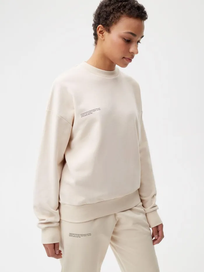 PANGAIA 365 Sweatshirt Sand Women Sweatshirts
