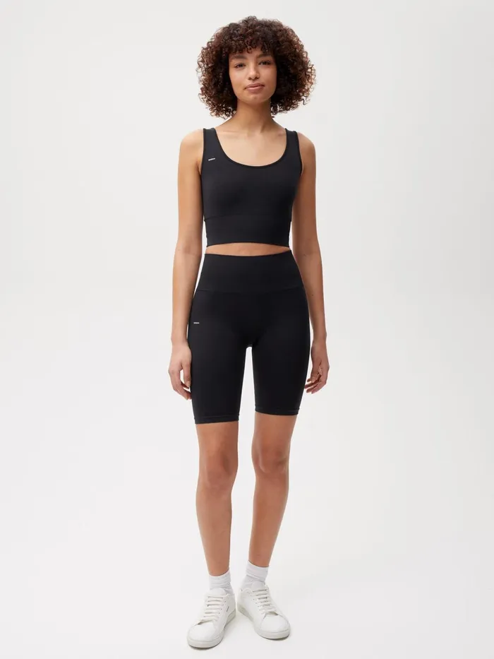 PANGAIA Activewear Bike Shorts 20 Black Women Shorts