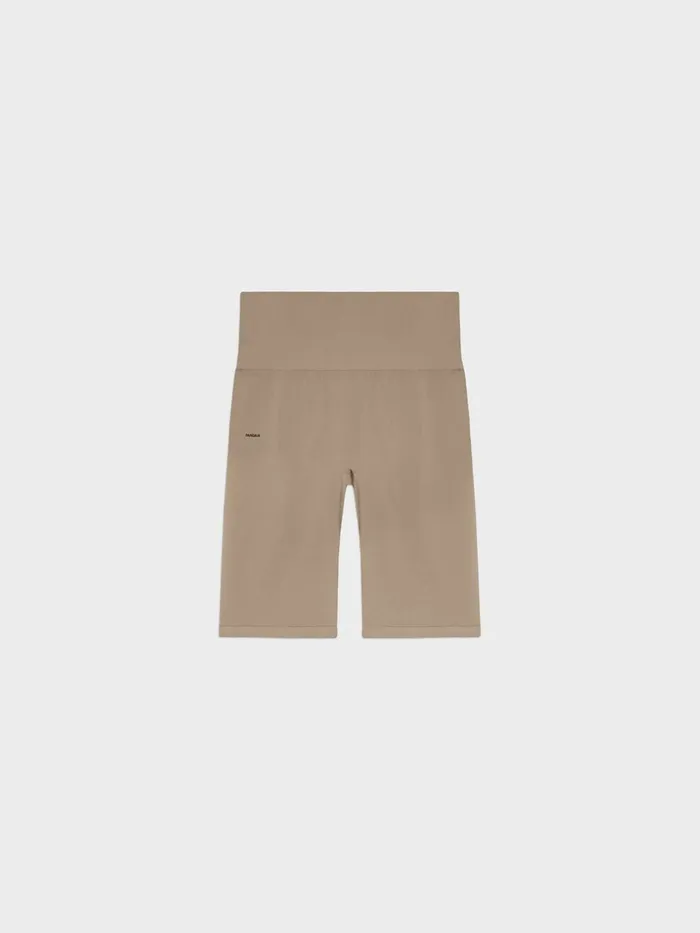 PANGAIA Activewear Bike Shorts 20 Taupe Women Activewear