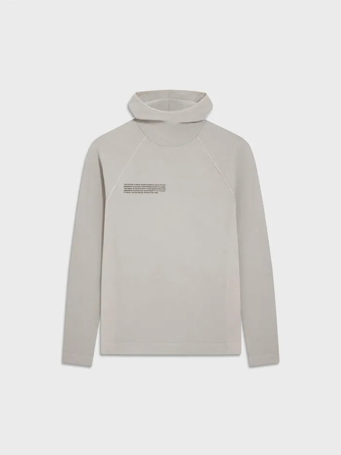 PANGAIA Activewear Hoodie Stone Women Hoodies